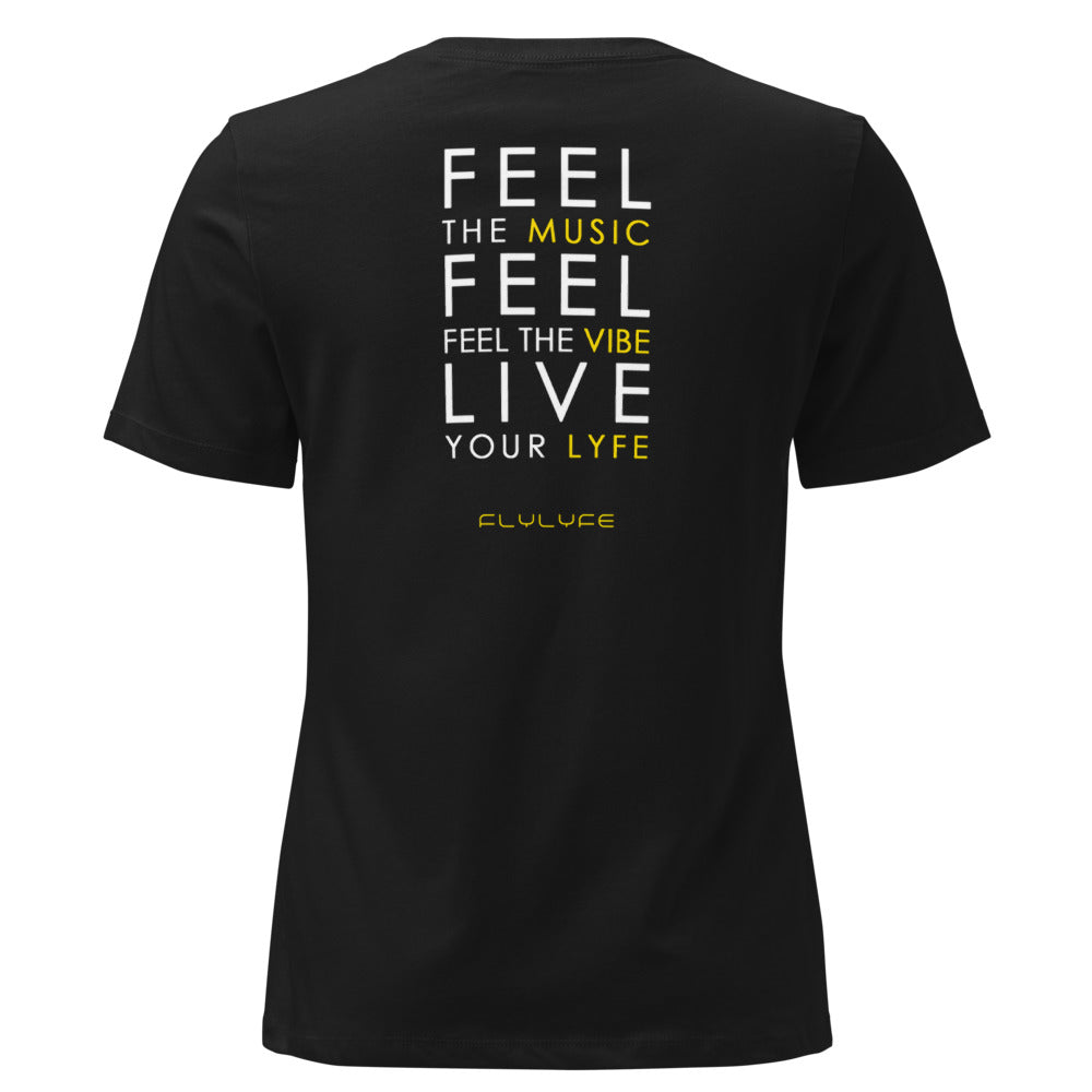 FLYLYFE The Anthem Tee — Women's Black Back