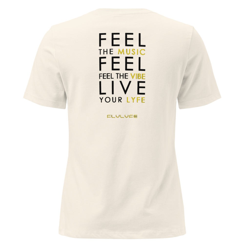 FLYLYFE The Anthem Tee — Women's Natural Back