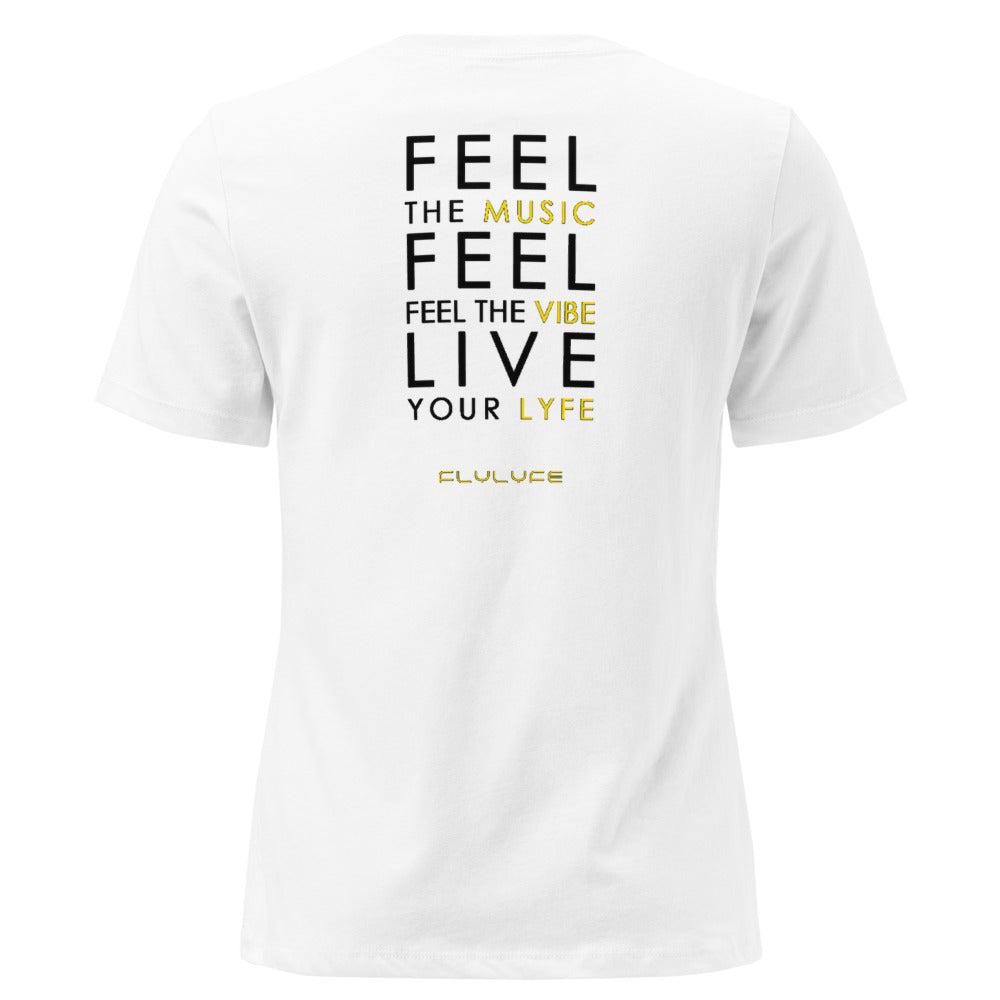 FLYLYFE The Anthem Tee — Women's White Back